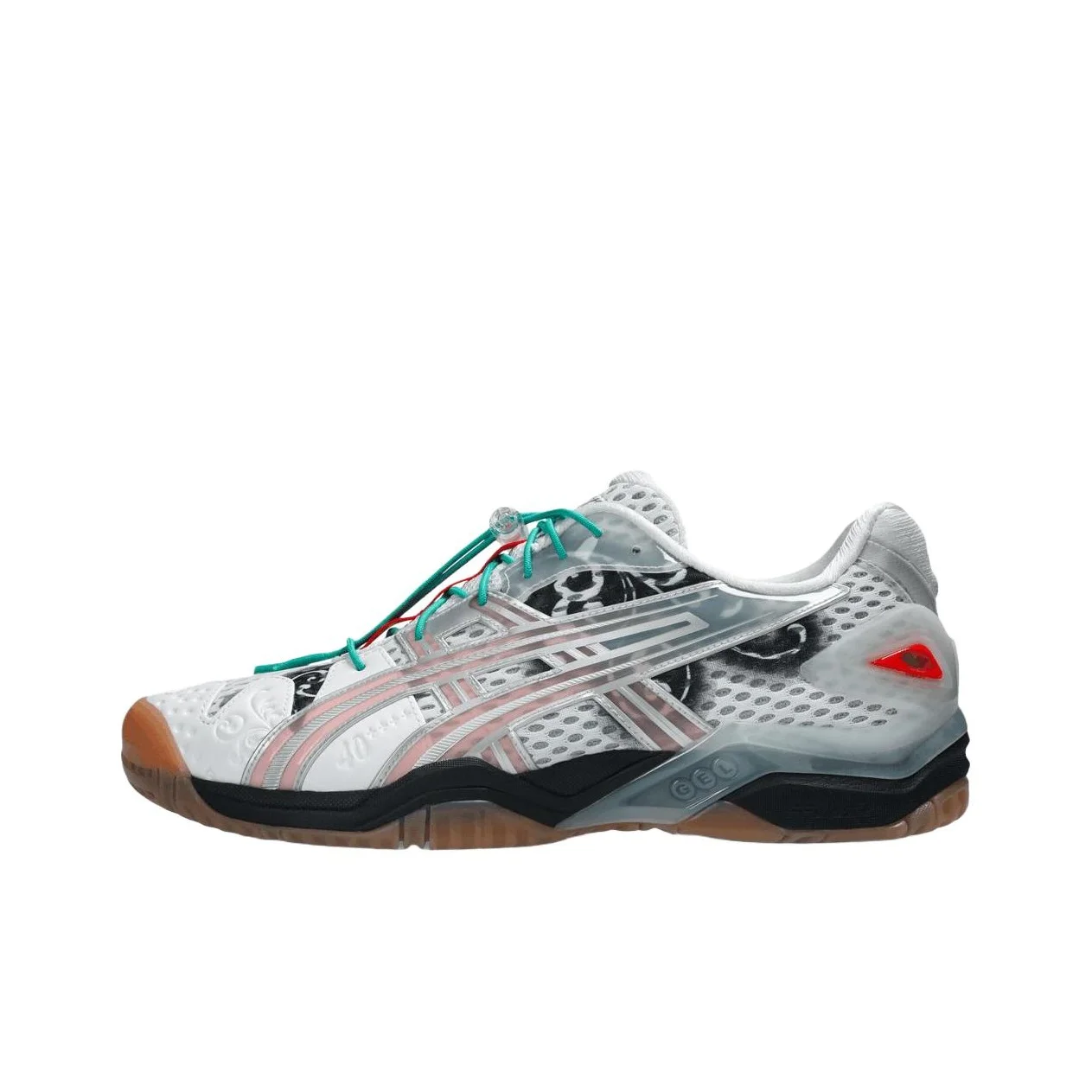 ASICS Gel Resolution 5 Tennis Shoes Unisex Low Top White Black 1203B448-100