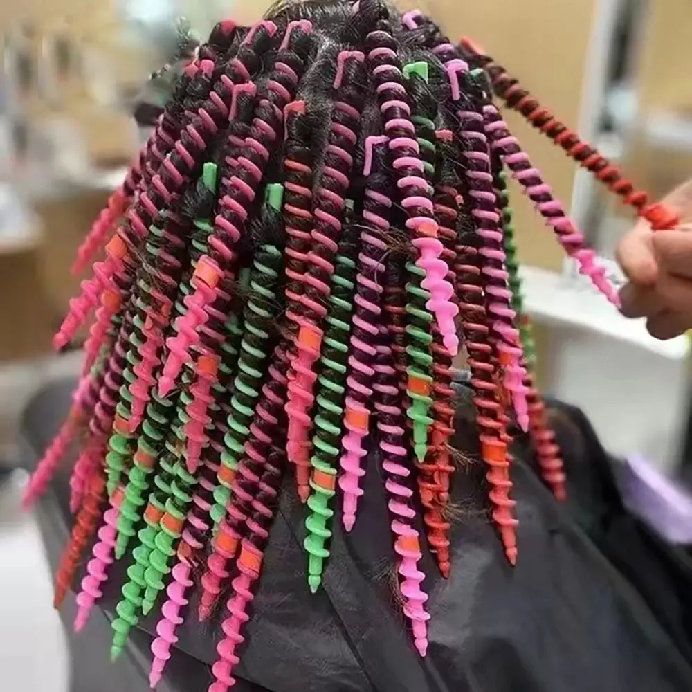 Professional Spiral Plastic Perm Stick Multifunctional Wave Magic Curly Hair Roller DIY Cold Perm Bar Women Lady Girl