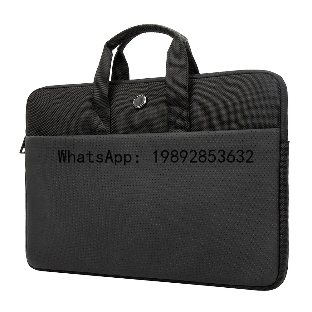 PYJ notebook bag business waterproof briefcase leather film laptop bag portable