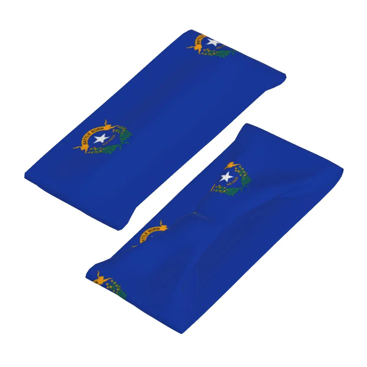 Custom Flag Of Nevada Sport Headbands for Women Men Stretchy Moisture Wicking Gym Sweatband image 4