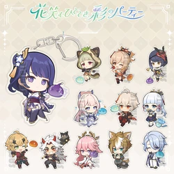 Genshin Impact Aether Albedo Popular Game Two-dimensional Peripheral Acrylic Keychain Backpack Pendant Comic Exhibition Gifts