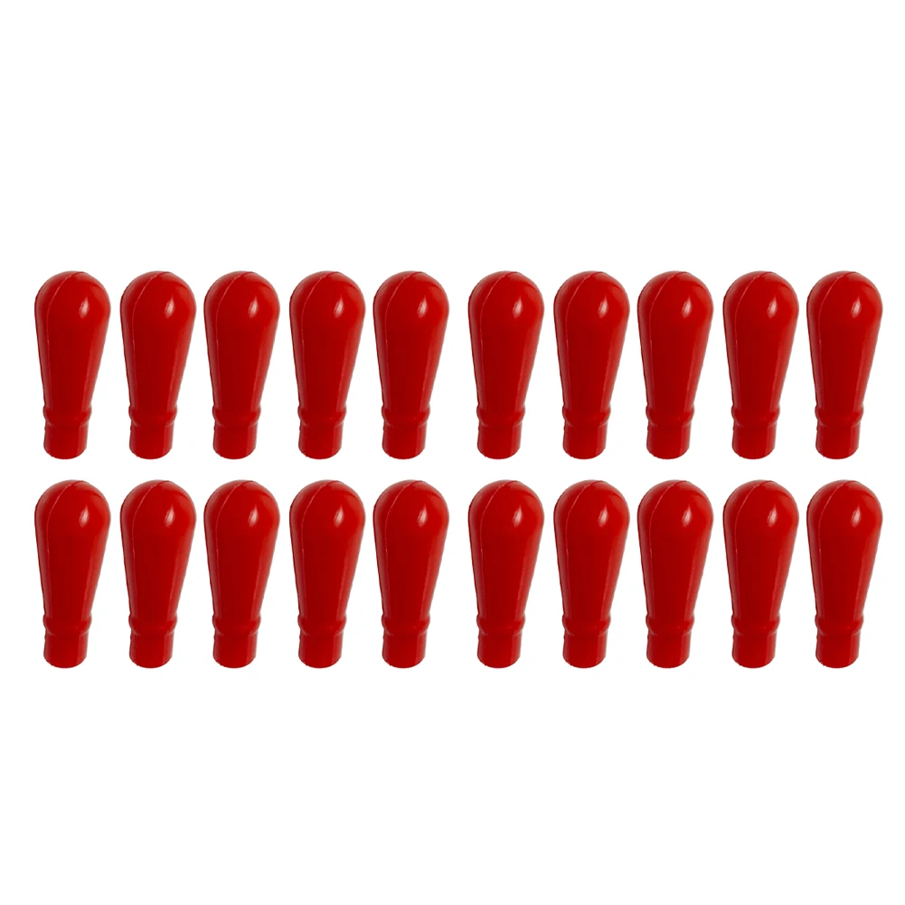 Acid and Alkali Resistant Latex Cap Red Dropper Bottle Cap Durable Latex Head Cap Suitable for 6 7 8mm Dropper Pack of 10/20