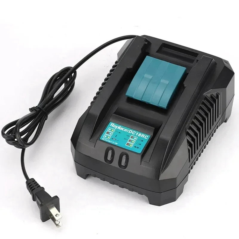 New MT Single Charge Fast Charger Is Suitable For Makita Power Tool 14.4-18V Lithium Battery Pack US-Plug Black Abs 1 Piece