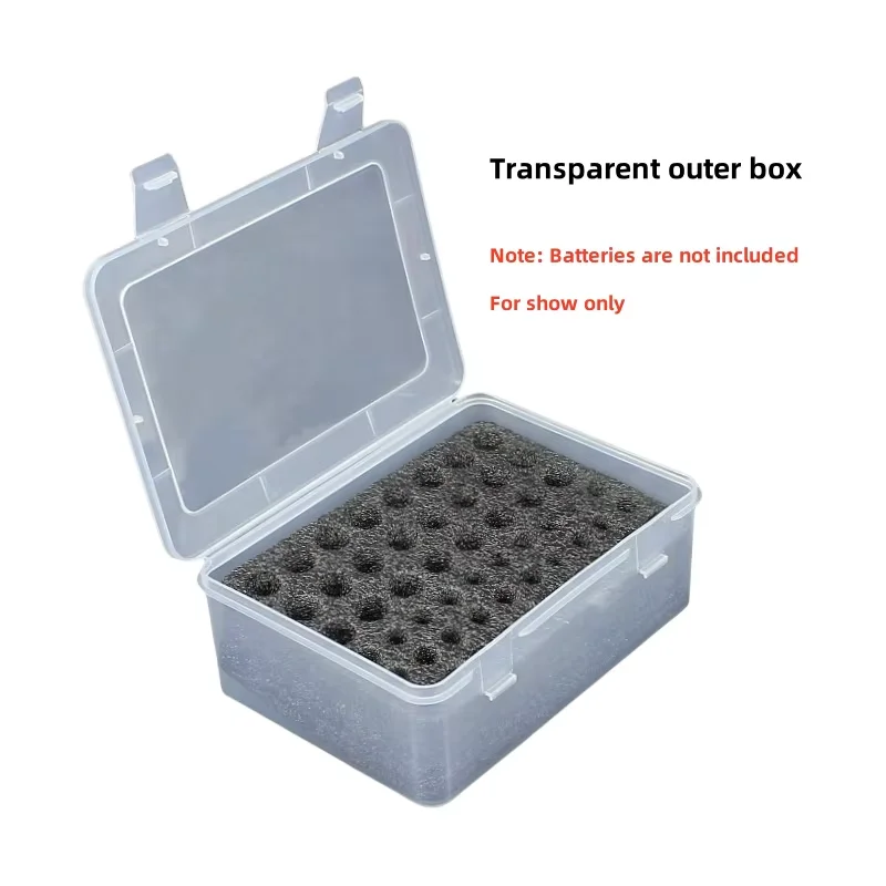 Portable Household Battery Storage Rack for 54 AA Batteries Garage Container Drawer Dispenser Organizer for Home Use image 6