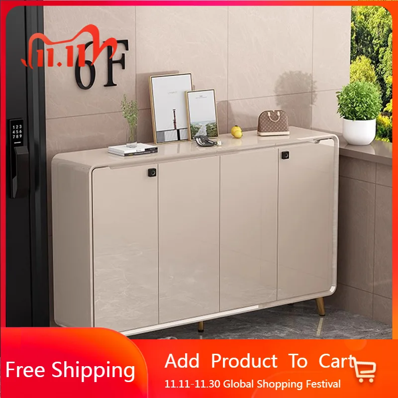 

Italian Minimalist Nordic Shoe Cabinet Closets Armables Organizer Storage Show Shoe Shelf Wooden Tower Zapatero Home Furniture