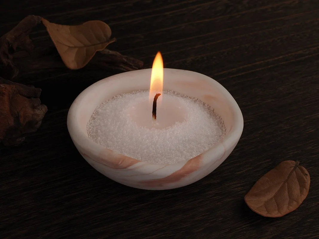 Wave Shape Storage Dish Mold Round Bowl Candle Holder Vessel Gypsum Epoxy Resin Silicone Mold DIY Desktop Decoration