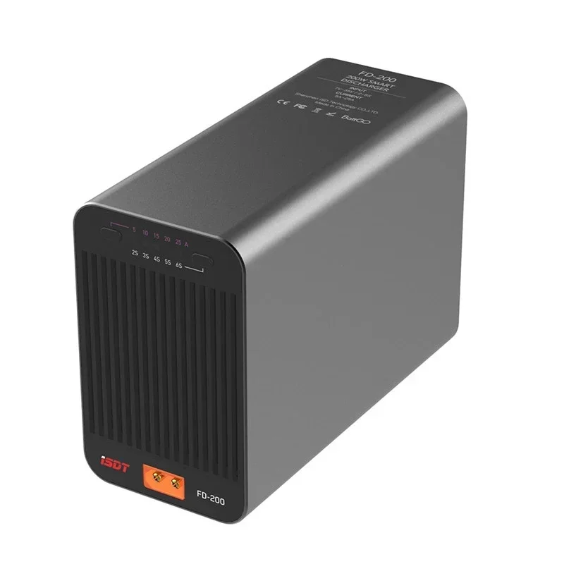 ISDTFD200 Smart Battery Discharger Max 200W 25A Wireless APP Control Support 2-8S LiPo LiHV for RC Drone Car Battery Maintenance