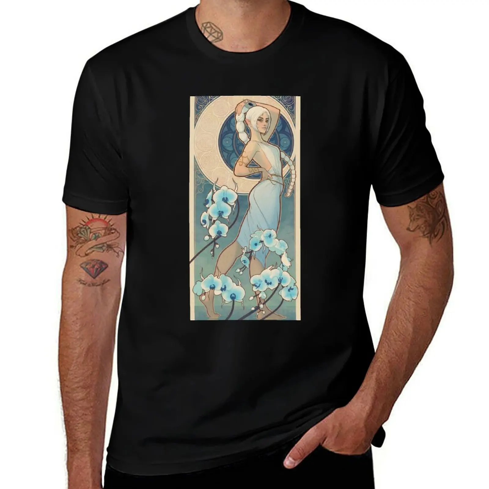 

Shadowheart T-Shirt summer shirt cotton man t-shirts Anime t-shirt mens vintage t shirts