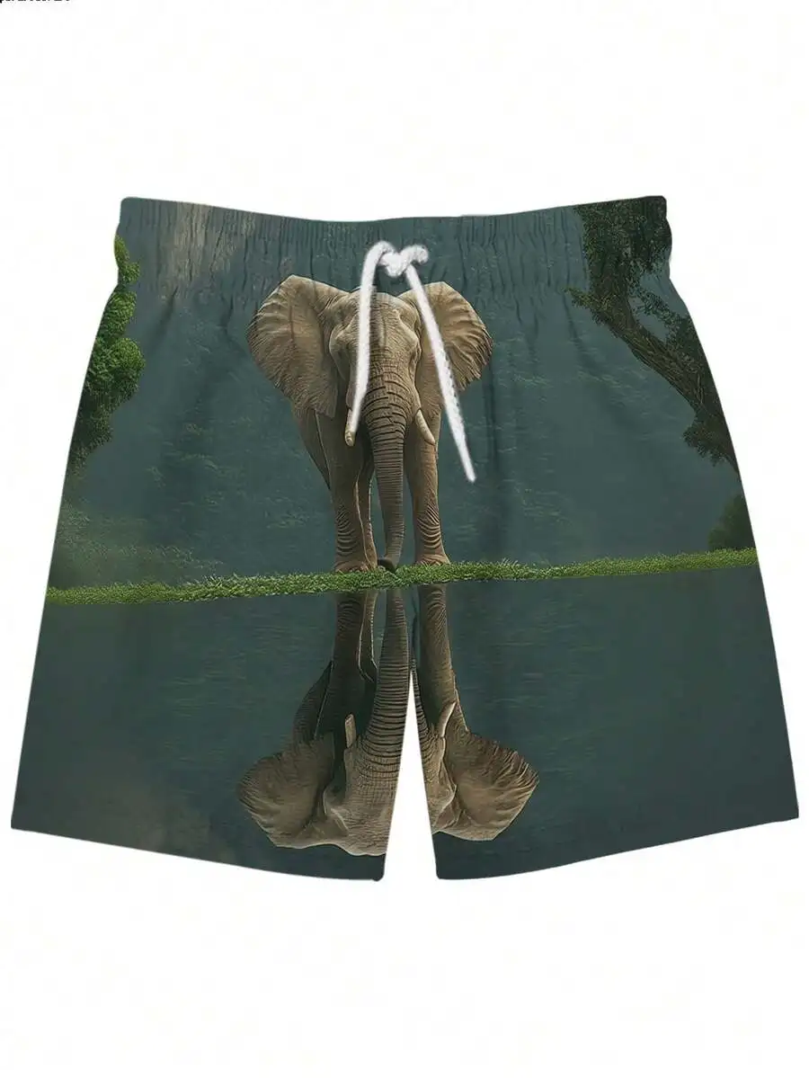 

3D Printed Mens Swim Trunks Beach Shorts Summer Board Shorts