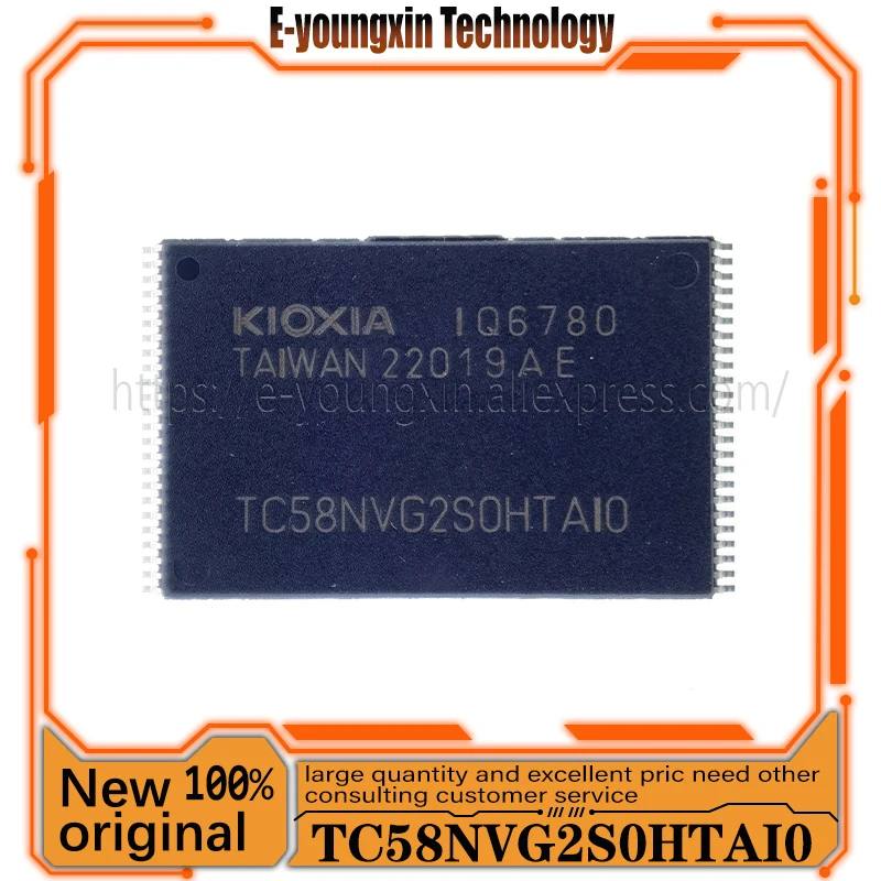 1~20PCS/LOT TC58NVG2S0HTAI0 TSOP48 TC58NVG2S0HTAIO IC FLASH 4GBIT PARALLEL 100% New Original In Stock