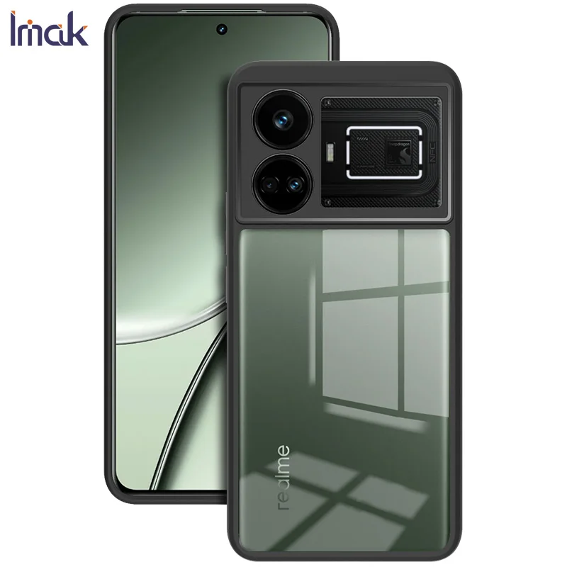 Realme GT5 5G 2023 custodia in cristallo IMAK Lens Camera protettiva Tiny Air Bag pannello posteriore per OPPO Realme GT 5 Cover Phone Realmi GT5