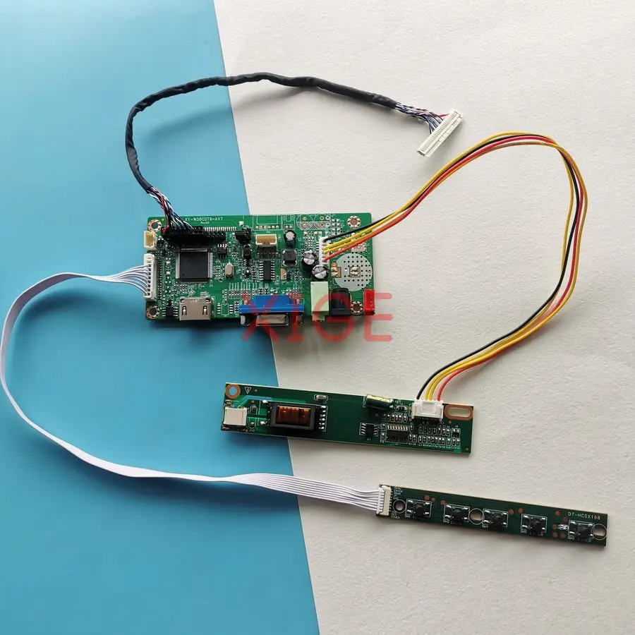 

Плата контроллера привода ЖК-дисплея подходит для LP140WX1 LTN140W1 CLAA140WA01 N140A1 30-контактный LVDS 1CCFL VGA + HDMI 1280*768 1280x768 комплект DIY