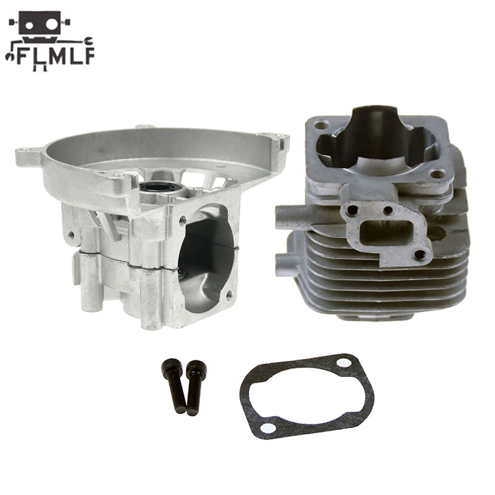 Rc Car 29CC 2 Bolt Crankcase or Cylinder for 1/5 HPI Rofun KM Baja LT FG DBXL Redcat Zenoah CY Rovan 23CC 26CC 29CC Engine Parts