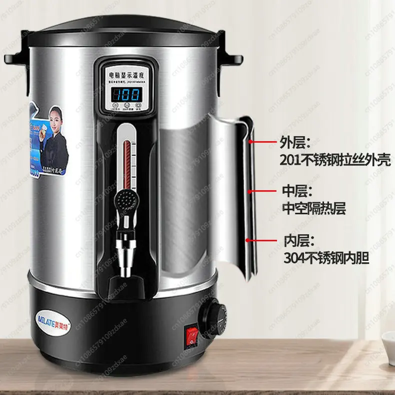 

Коммерческий электрический водонагреватель из нержавеющей стали объемом 35 л подходит для бытового теплоизоляционного встроенного кухонного ведра