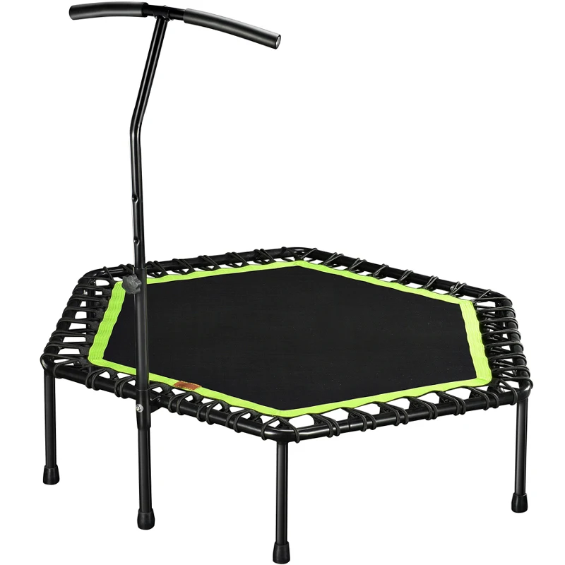 

Mini Trampoline with Handle Mini Trampoline Fitness Accessories Indoor Octagonal Trampoline Spring Cover