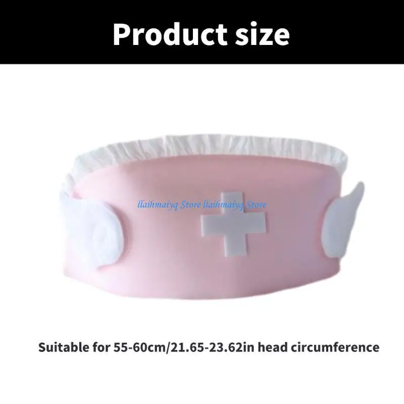 573B Nurse Hat cosplay per i copricapi cosplay per le forniture per feste Halloween