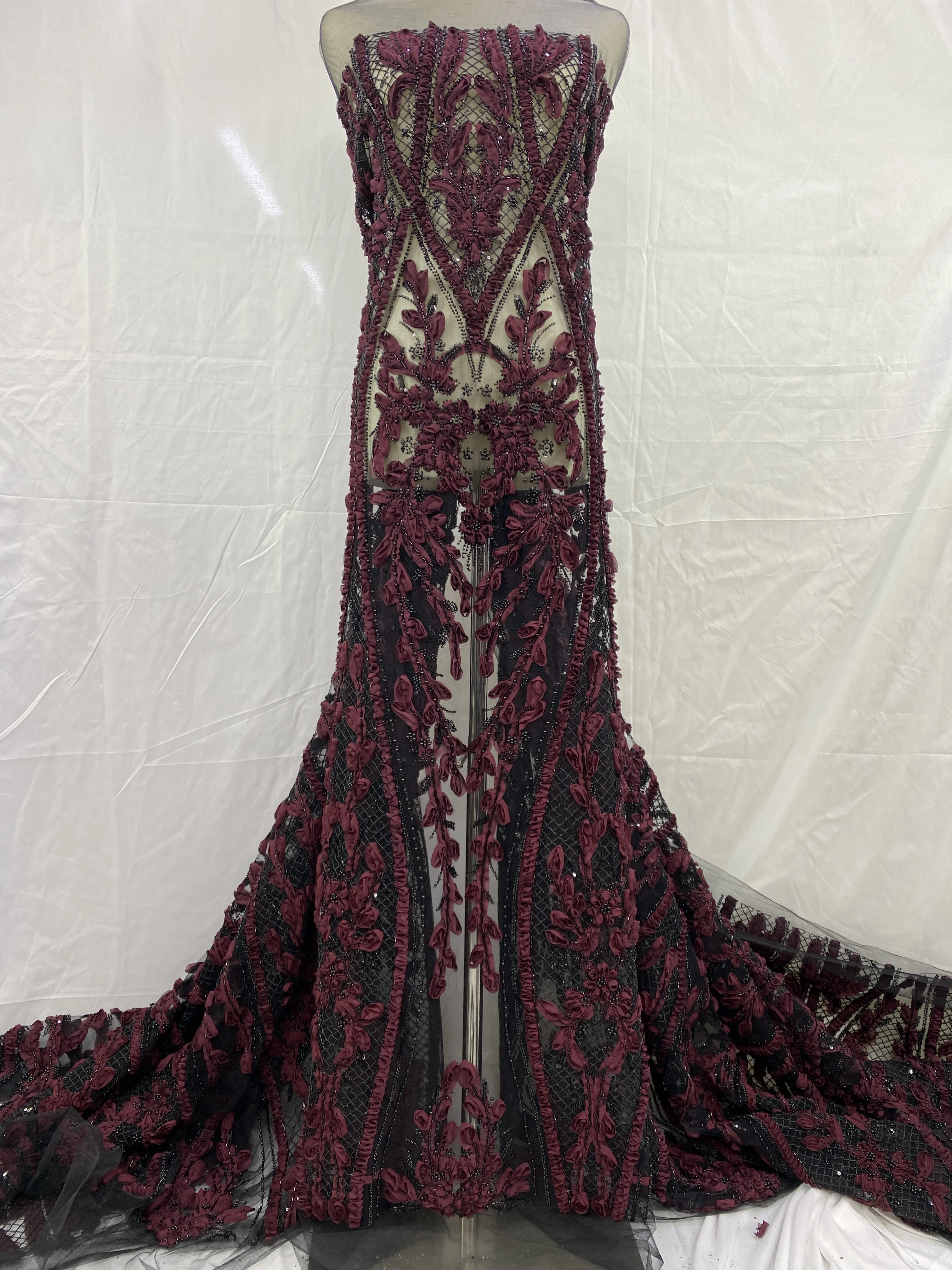 Африканская вышитая тюлевая кружевная ткань, элегантная французская сетчатая кружевная ткань, 2022, высокое качество, роскошное платье с блестками для женщин