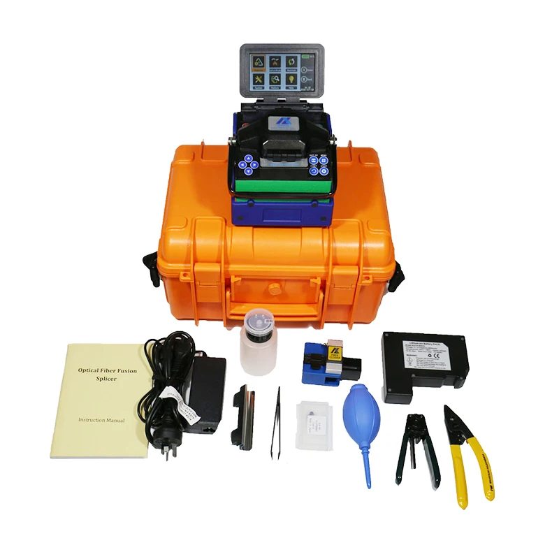 Imagem -06 - Eloik-fibra Óptica Splicing Machine Arc Fusion Splicer Máquina de Solda Personalizada Alk88a