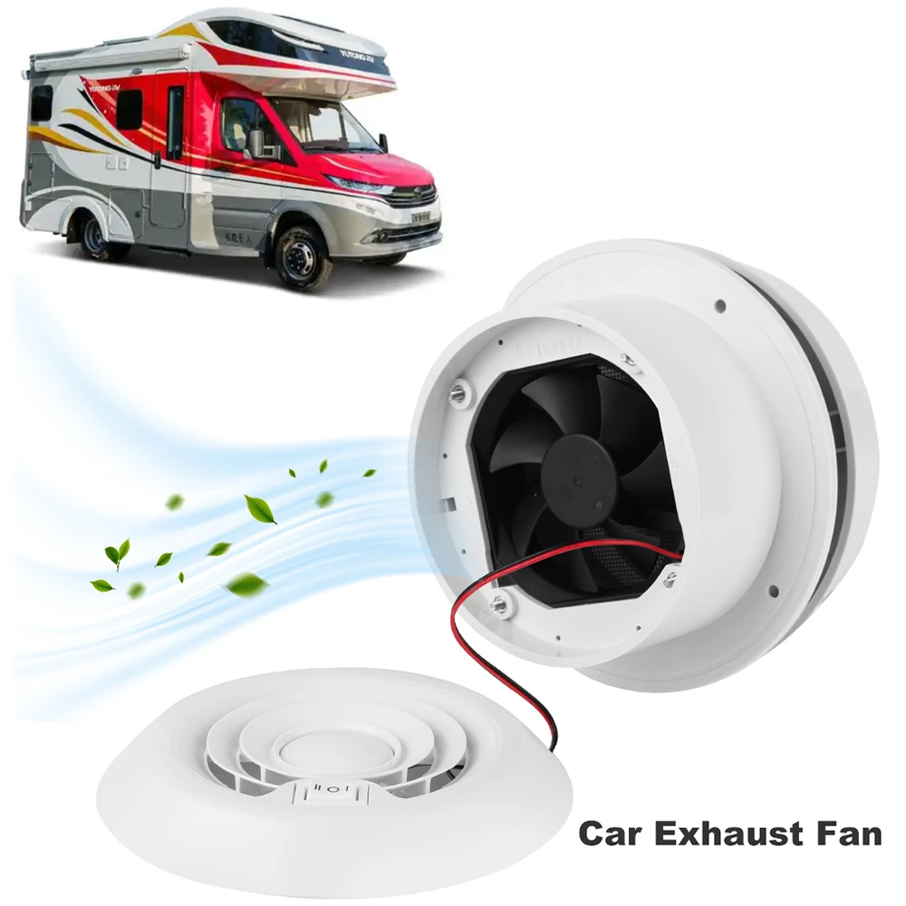 

Для прицепа Rv, каравана, вентиляция, вытяжные вентиляторы, аксессуары для кемпера, 12 В, автомобильный бесшумный вентилятор, Стайлинг автомобиля, сильный ветер, боковой воздуховыпускной отверстие