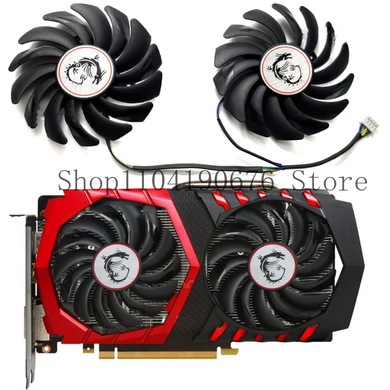 

PLD09210S12HH Вентилятор охлаждения видеокарты для GTX1050 1050ti 2 ГБ/4 ГБ GAMING X