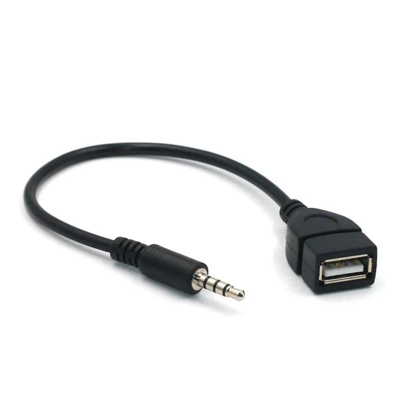 3.5mm Stereo Car Auxiliary Audio Cable Car AUX Data Cable MP3 Conversion Cable USB To AUX Audio 3.5mm Cable