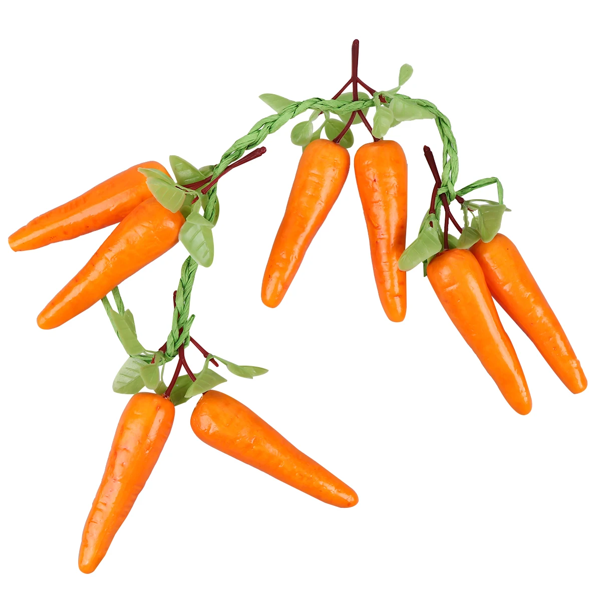 

Plastic Hanging Carrot Pendant Simulation Vegetable Decor Artificial Flowers Kitchen Garden Party Supplies Lightweight