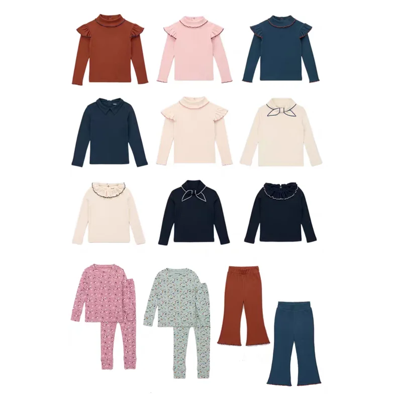 PRE-SALE(ship August) 2026 MP Autumn Baby Kids knitwear Boys Long Sleeve Whit Pant Sets Girls Dress Sets Boys Sweaters