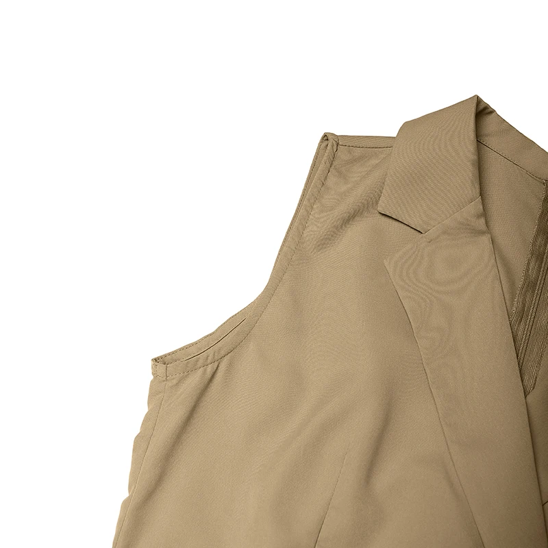 ZANZEA 2026 Sommer-Romper Modische Ärmellose Damen-Jumpsuits Elegante Büro-Overalls mit Weitem Bein und Reverskragen – Detail 17