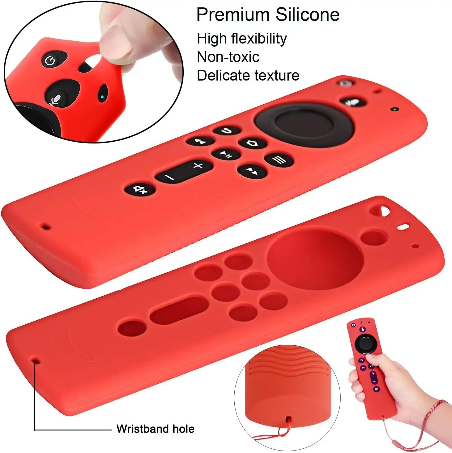 Suitable for Fire TV Stick 4K TV Stick 2GEN Remote Silicone Case Protective Cover Skin Firestick Remote Cover Glow in the Dark image 3