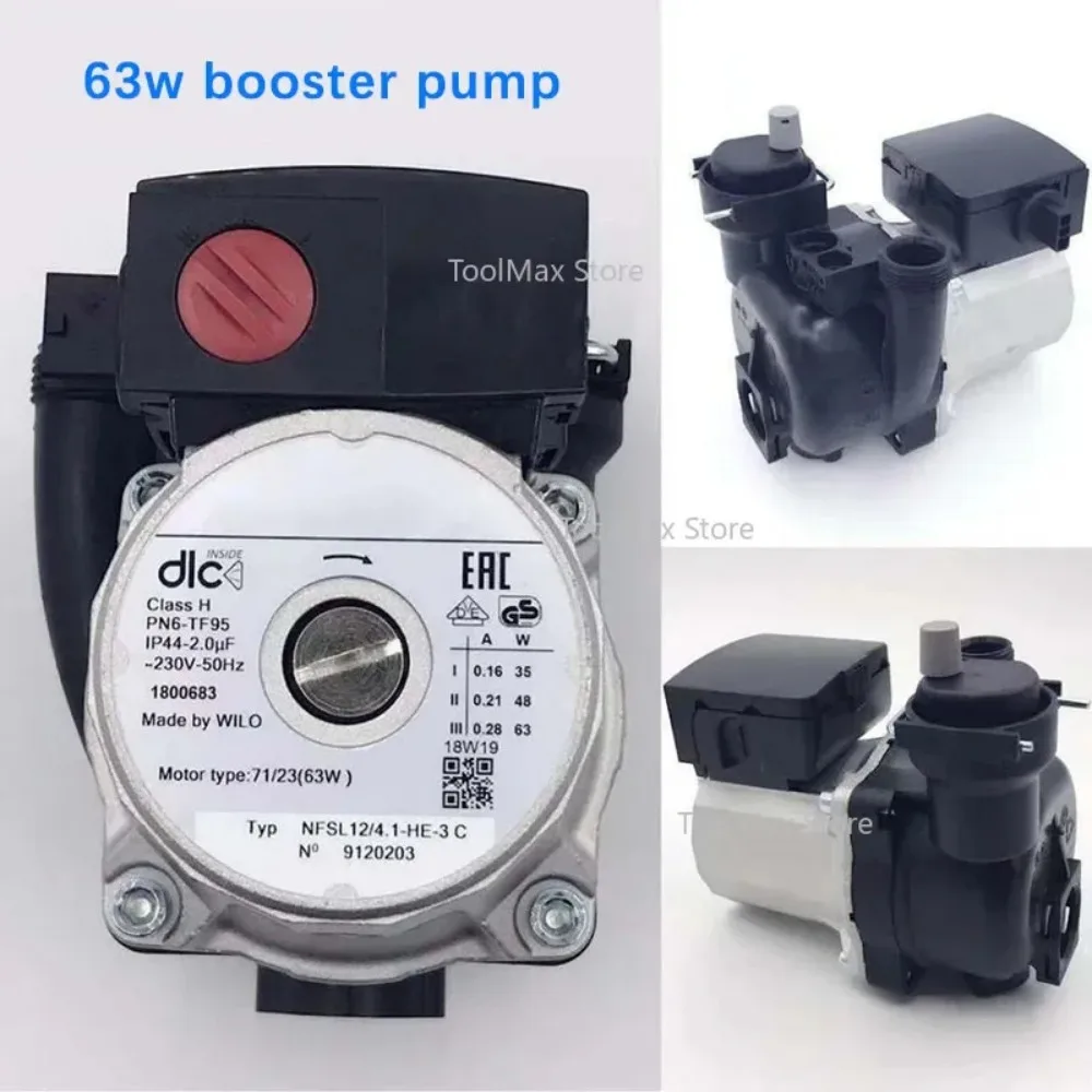 63w/82w  Household Gas Wall-Mounted Furnace Water Pump Booster  Built-In Circulation Pump Shielding Alternative