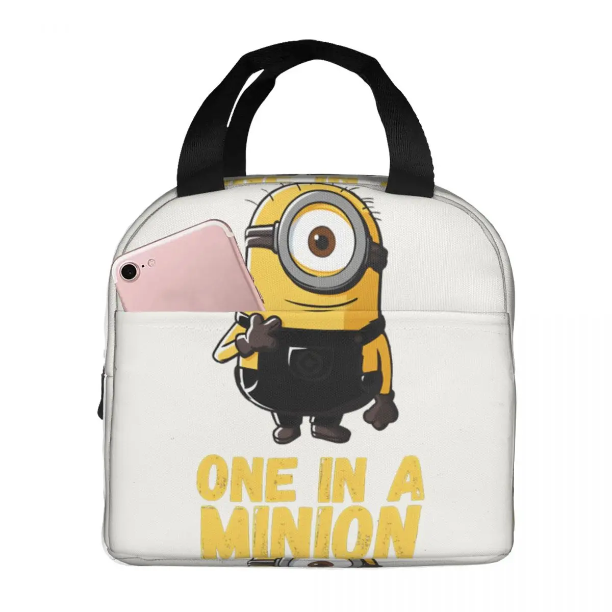 Despicable Me Minions One In A Minion Yellow Text Portrait Food Container Despicable Me Minions Office Workers Lunch Boxes Tote