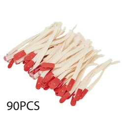90pcs/set Piano Bridle Rope 9cm bridle straps with regulation braid For Upright Pianos Straps Repair Replacement Accessories