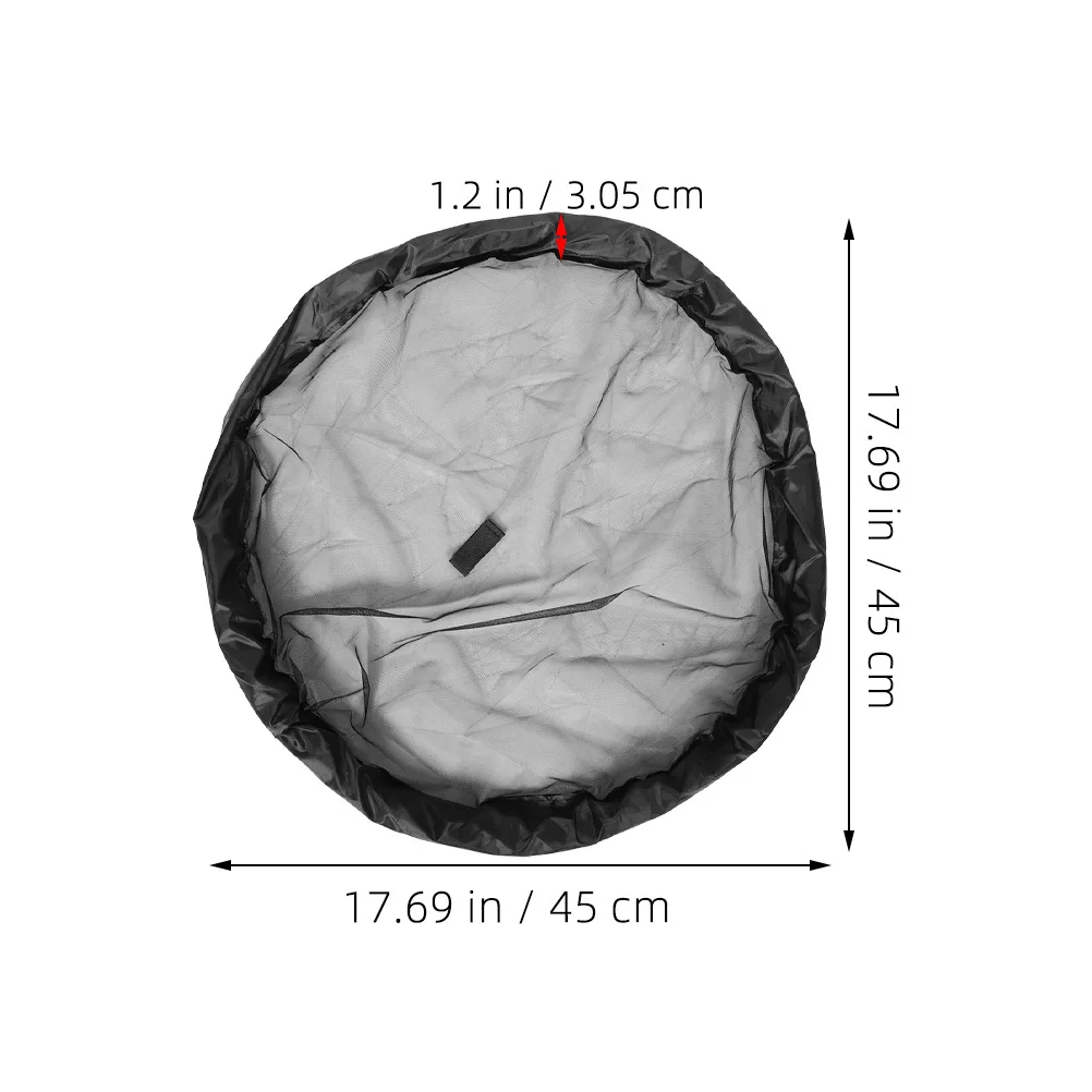 Round Floating Island Planter Pond Plant Barrier Fish Protector Easy Setup Durable Mesh Construction Pond Plant Protection