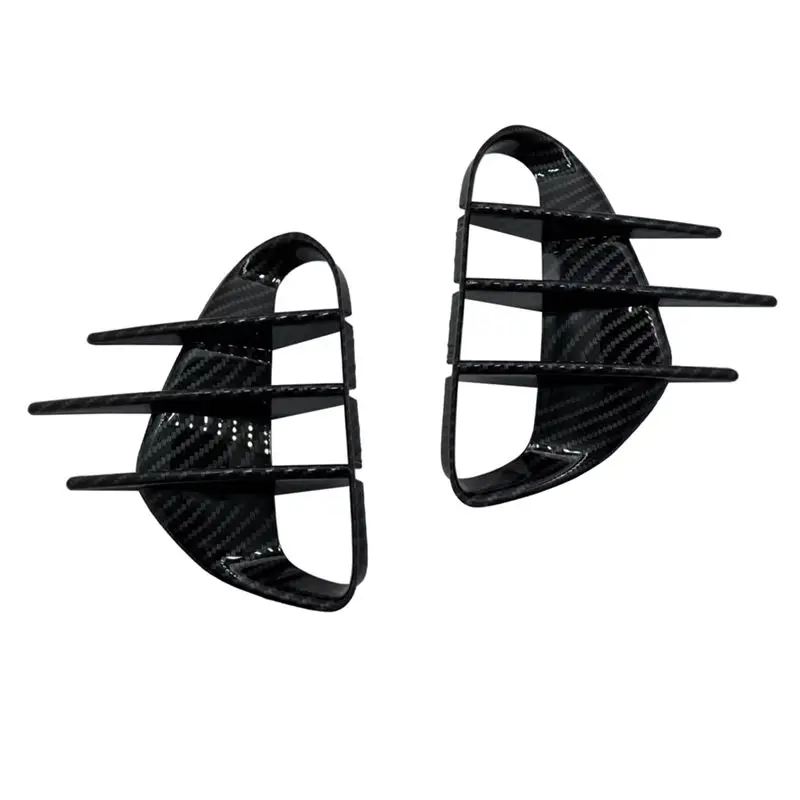 

Classy-Side Vent Grille Front Bumper Grille Spoiler For Kia Stinger 2018-2023 Wind Blade Front Bumper Vent Cover Carbon Grain Co