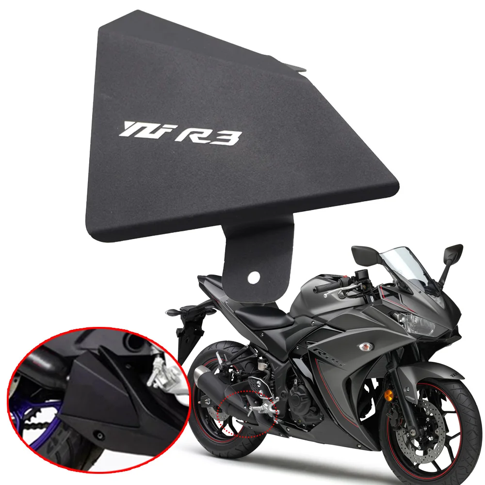 

Motorcycle Accessories Exhaust Middle Section Protective Cover For YAMAHA YZF R25 YZF R3 2015-2022 Exhaust Pipe Decorative Cover