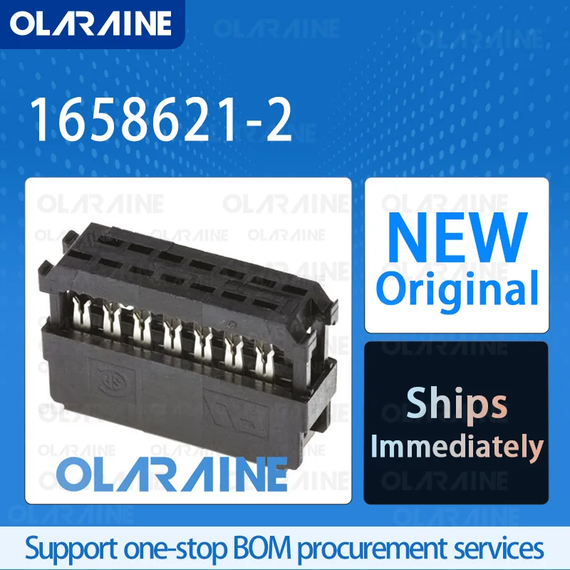 

10/50/100Pcs 1658621-2 100% brand new and original IC chip Headers and wire housings Connector 14 Position