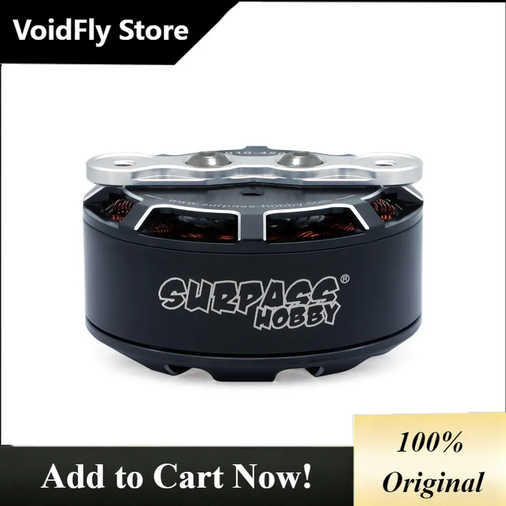 VoidFlySURPASS HOBBY 450KV FPV Brushless Outrunner Motor - 6.0mm Steel Shaft; 70mm Direct Wires; High-Temp Wind FPV Drones