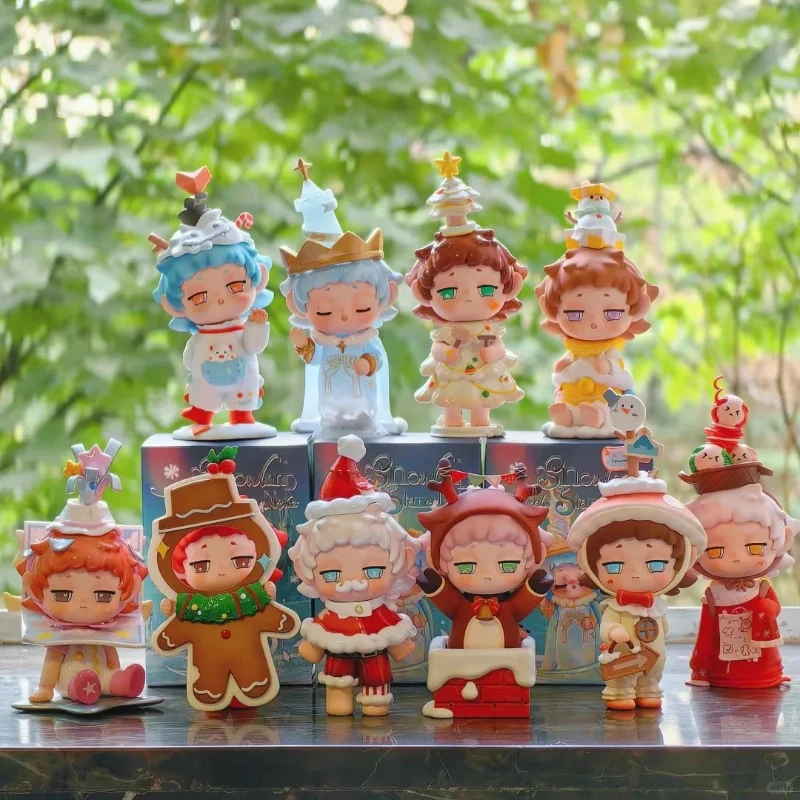 

Фигурки аниме FAYA, загадочная коробка, двенадцать звездных ночей, серия «Снежная страна», экшн-фигурка, слепая коробка, рождественские игрушки