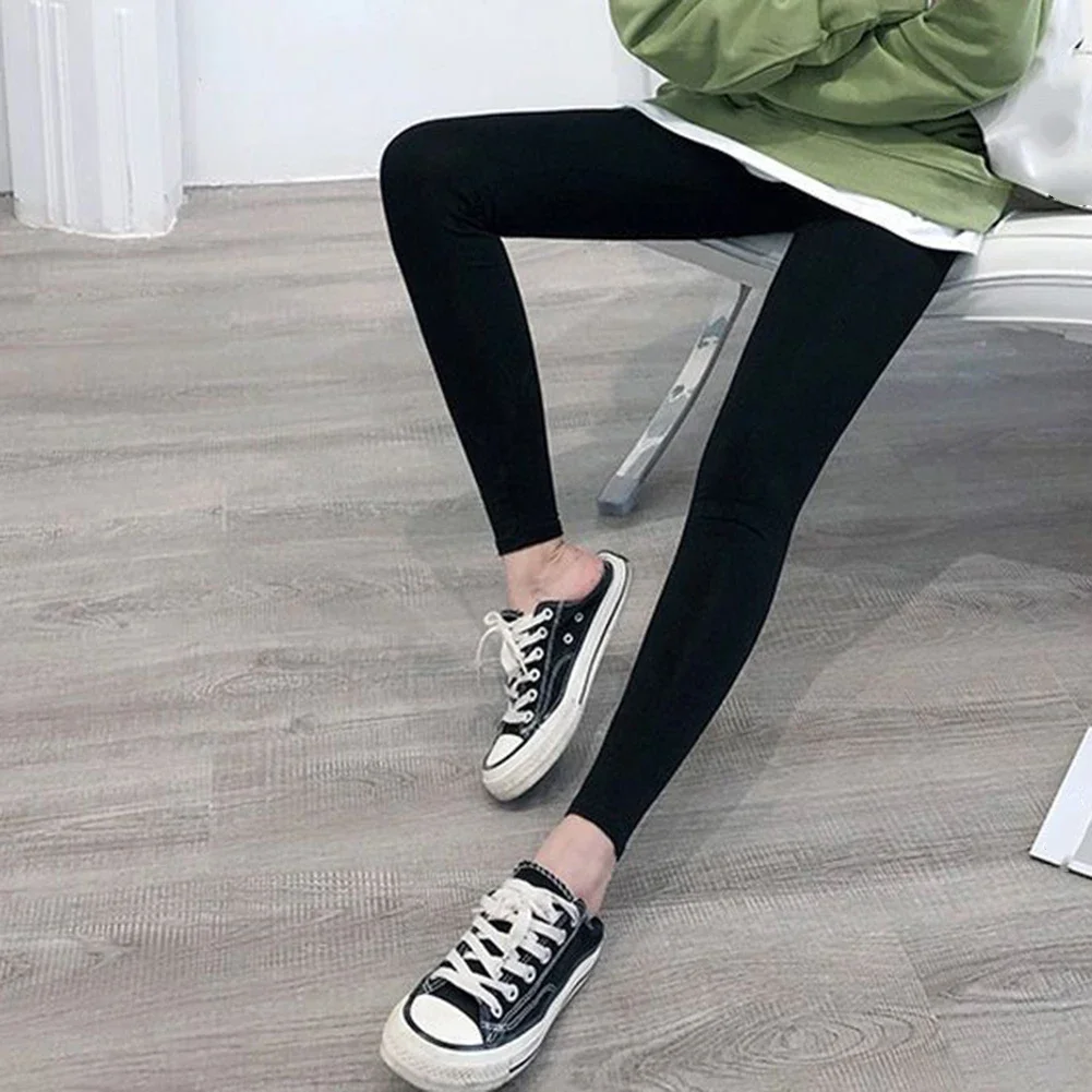 

Comfortable Yoga Pants For Women Leggings Autumn Modal Leggings Dark Gray Womens Leggings High Elasticity Polyester Fabric