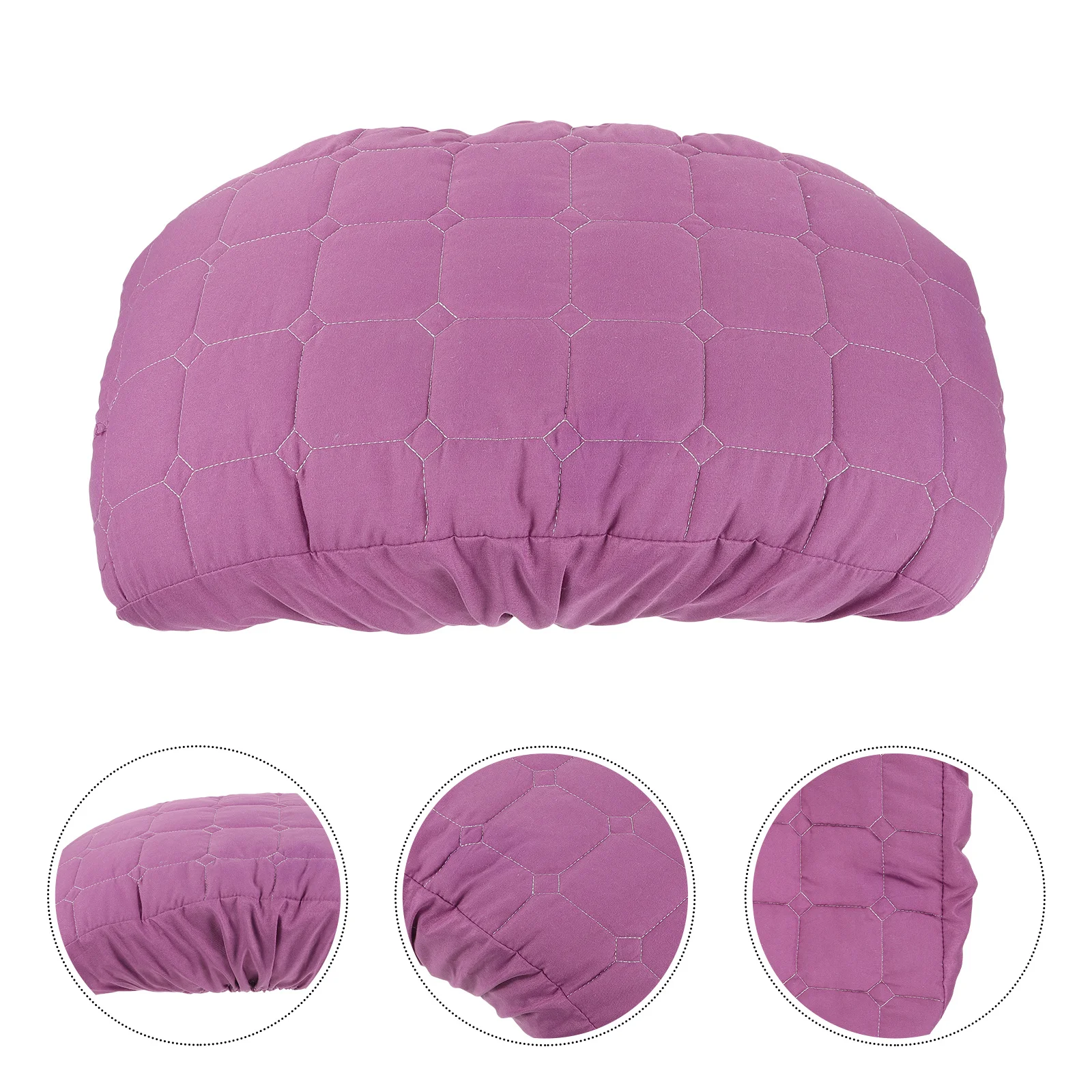 

Stylish Bed Pillow Cover Cotton Fabric Strong Durability Fade Resistant for Home Decoration Salon Spa Travel Pillow Protector