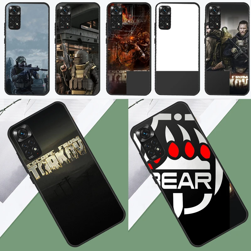 Escape From Tarkov Case For Xiaomi Redmi Note 12 Pro Plus 8 9 10 11 Pro 8T 9S 10S 11S 12S 9C 10A 10C 12C Cover