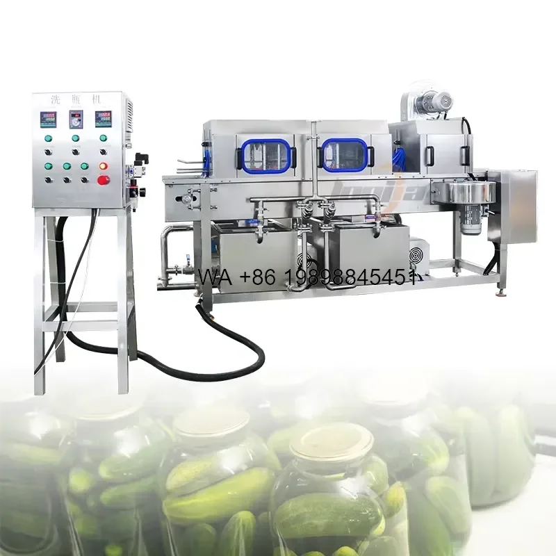 Wmwmnu for High Pressure Cans Washing and Drying Glass Jar Washer Milk Can Cleaning Equipment Wholesale