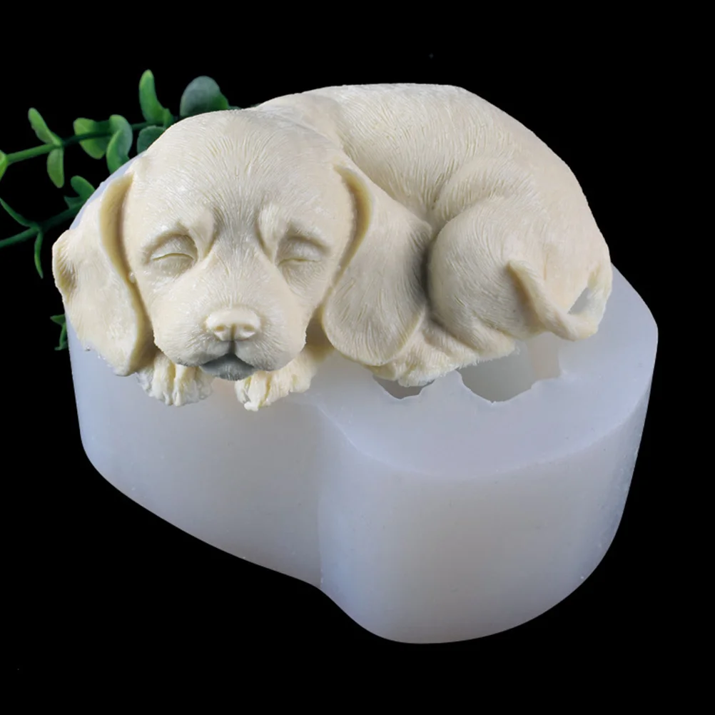 

Crystal Epoxy Mold Dog Ice Cream Cookie Silicone Home Baking Fondant Chocolate Cake Animal