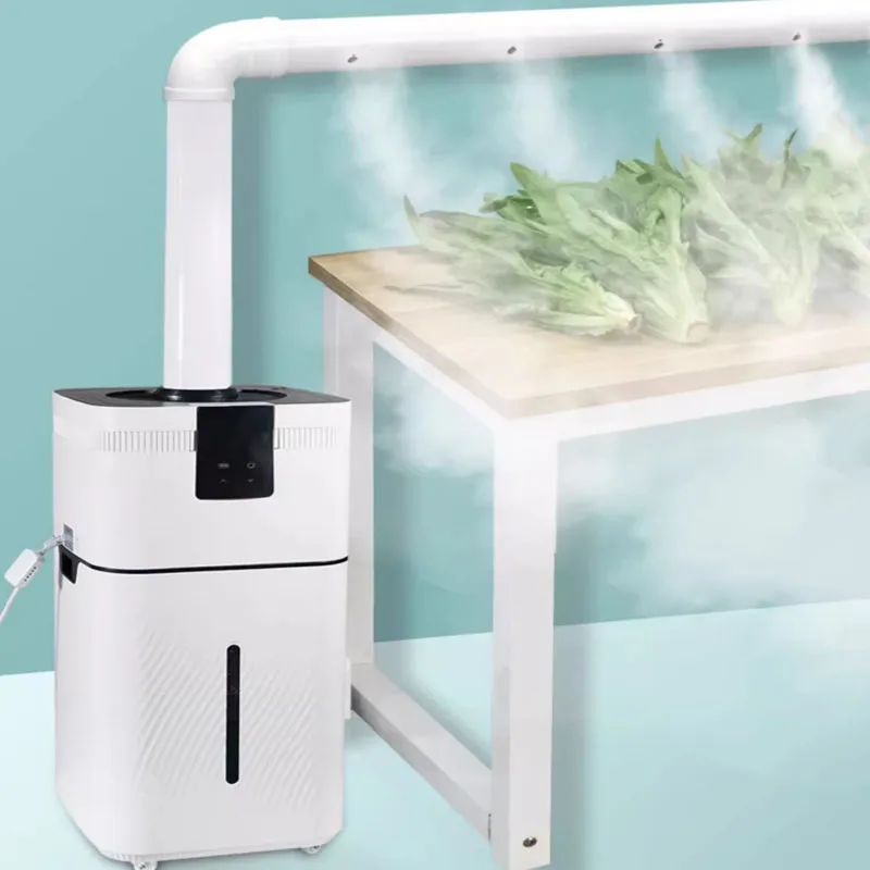 110V-220V 30L humidifier with large capacity for heavy fog, intelligent commercial stall fruit and vegetable preservation atomiz