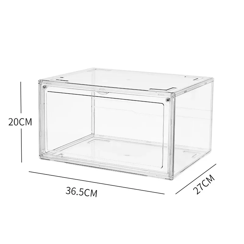 Acrylic Storage Shoe Box Antioxidant Sports Shoes Shoe Cabinet Transparent Shoes Storage Aufbewahrungs Box Storage Shoe Wall