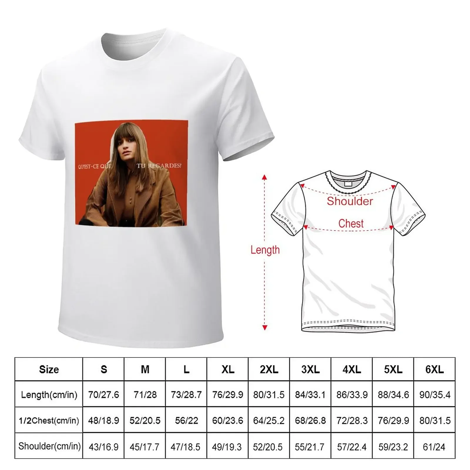 Clara Luciani T-Shirt summer top anime clothes kawaii clothes funny t shirts for men