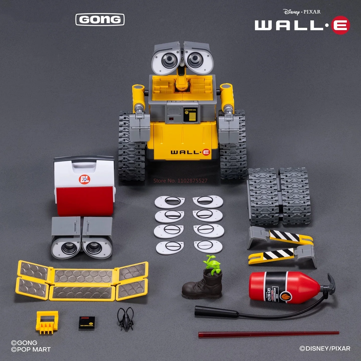 

Подлинная 15 см фигурка из ПВХ Wall·E, сборная модель, аниме, периферийная коллекция, модель, игрушки на день рождения, подарки