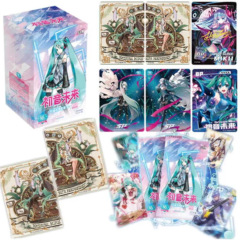 KAYOU Hatsune Miku Card Crystal Diamond Bag UR SP SE Fantasy limit Children Gift Toy Rare Anime Collections Cards Box