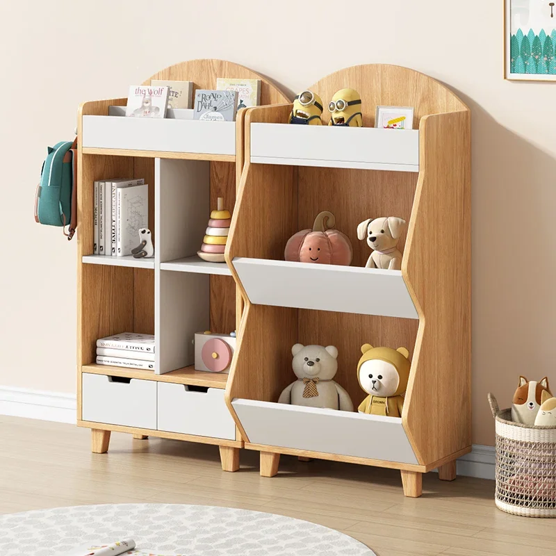 Xl Bookcase Kindergarten Baby Toy Picture Book Rack Home Floor-Standing Rack Bookshelf Locker