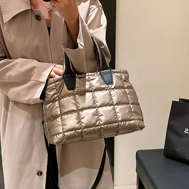 

2025 Новинка! Женская модная хлопковая сумка через плечо | Ромб Дизайн | Большая емкость | Универсальный пригородный мессенджер